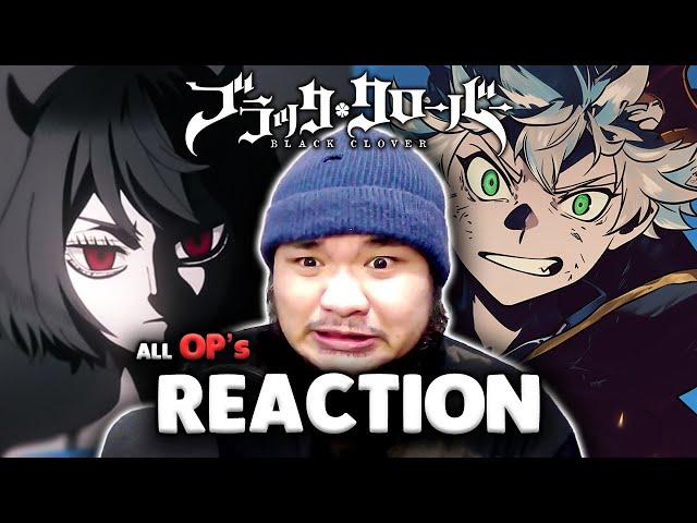 Reacting to All Black Clover Openings (1-13) | Anime OP Reaction