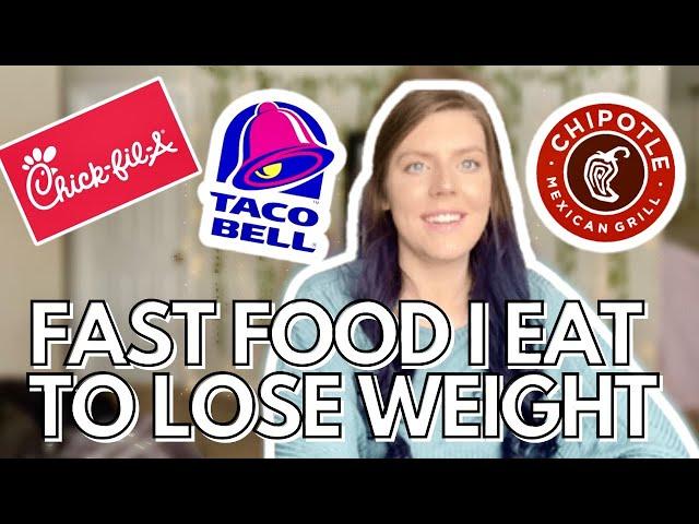 FAST FOOD I EAT TO LOSE WEIGHT | How I Lost 70 pounds & Still Eat Fast Food | WW Blue Plan Friendly!