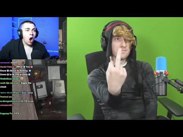 kreekcraft did the middle finger 