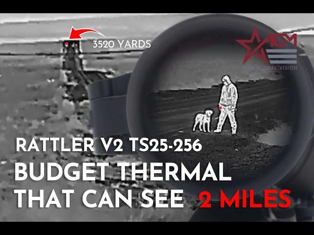 Now $995: AGM Rattler V2 TS25 256 50 yards to 2 miles: Budget Thermal at 3520 yards