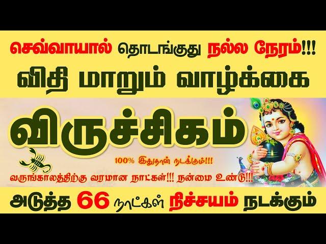 விருச்சிகம் | செவ்வாயால் தொடங்குது நல்ல நேரம் | Viruchgiam | Selvavel | Viruchgiam 2022 #viruchgiam