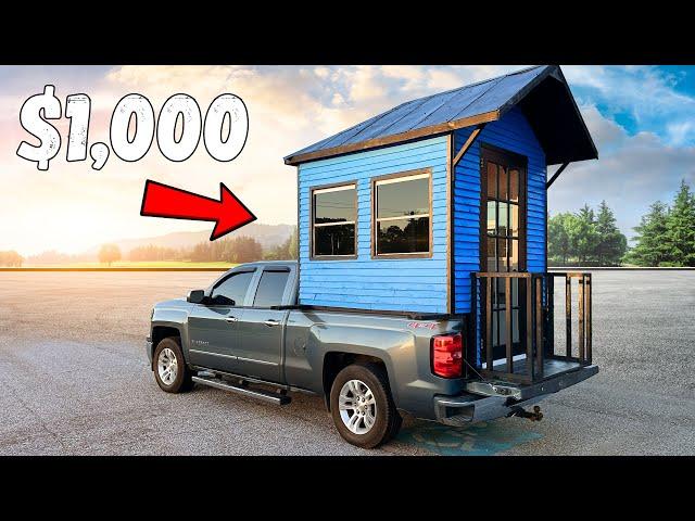 Turning my TRUCK into a TINY HOME (for less than $1,000)