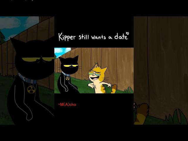 Kipper flirting with Reuben again #animation #cats