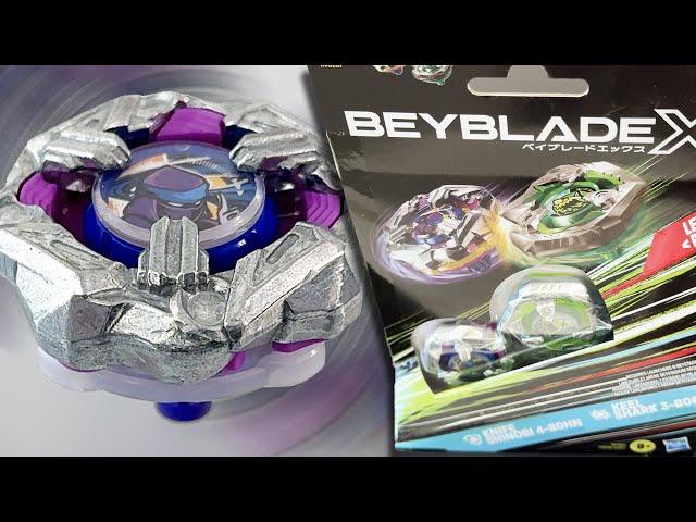 EXCLUSIVE NINJA BEY! | Knife Shinobi 4-80HN & Keel Shark Dual Pack Unboxing And Battle! | Beyblade X