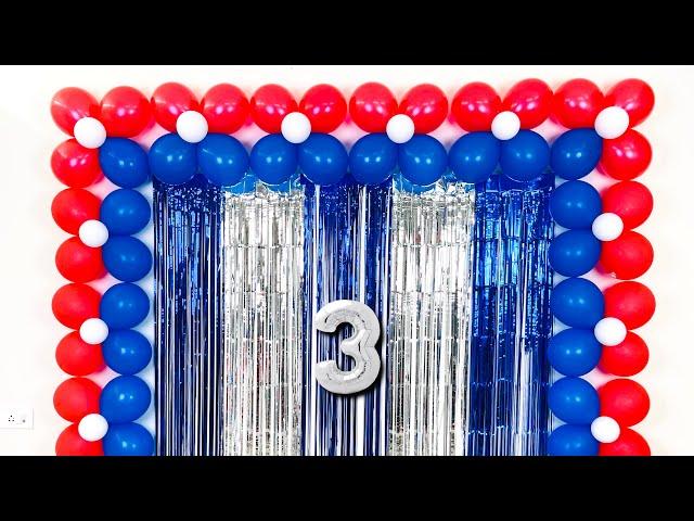 Very easy Balloon Decoration Ideas for Boy | Boy Theme Balloon Decoration Ideas