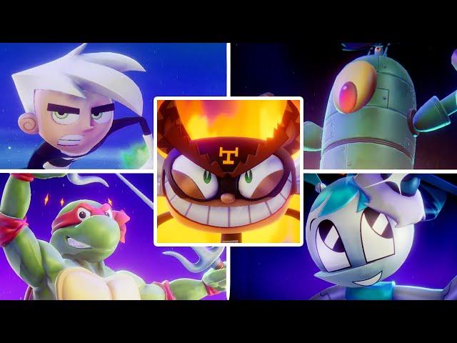 Nickelodeon All-Star Brawl 2 - All Victory / Losing Animations