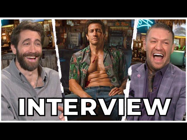 ROAD HOUSE Interview | Jake Gyllenhaal and Conor McGregor On Fighting, UFC and Patrick Swayze Remake