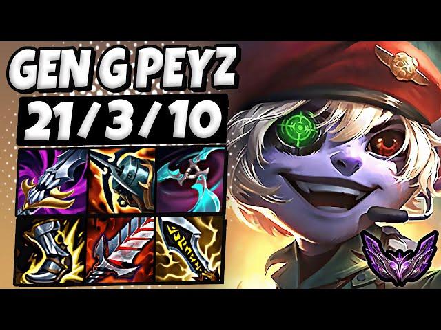 Tristana vs Kaisa ADC [ Gen G Peyz ] Patch 14.12 Korea Master 