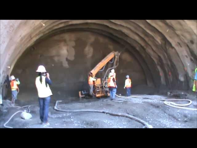 Shotcrete - Low Slump Concrete with Fibers for Tunnel Lining