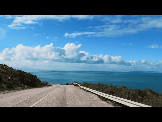 Scenic Coastal Drive in Tunisia | Korbous  4k