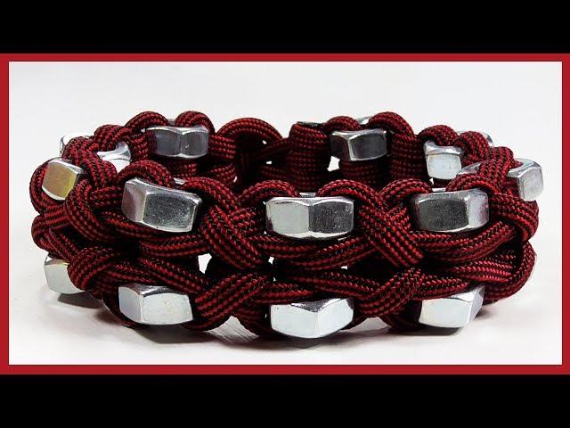 Paracord Bracelet Tutorial: Hex Nut And Clove Hitch Bracelet