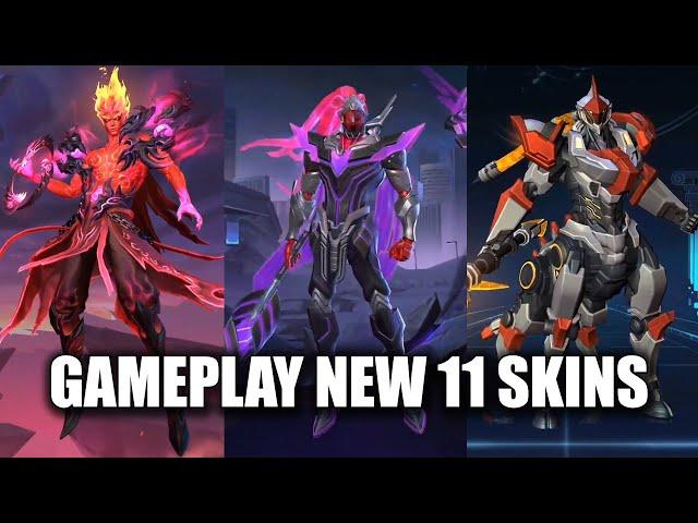 GAMEPLAY NEW 11 SKINS | NEW VALIR LEGEND | HYLOS IRON STEED | HARLEY COLLECTOR | ALPHA ABYSS & MORE