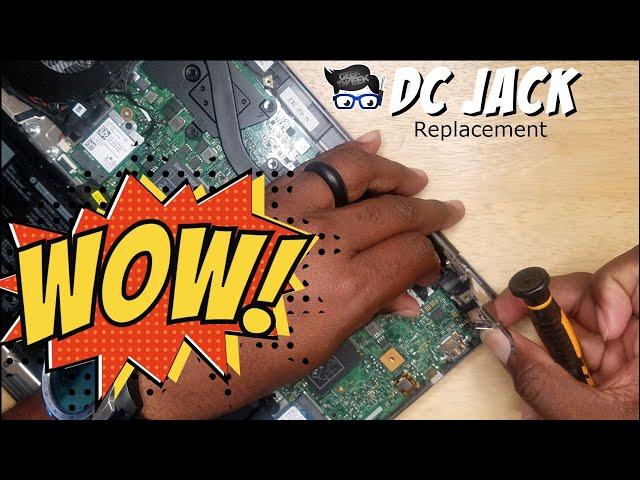 Replacing a DC Jack on a Dell Inspiron [w/TIMELINE] 15 7000-7586 #dell #inspiron #geektweek