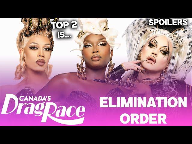 Canada's Drag Race S5 *FINAL* Elimination Order & Top 2 - RuPaul's Drag Race