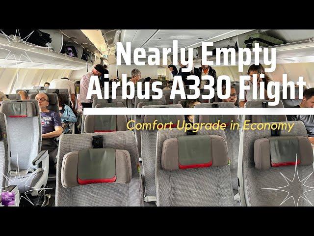 Exploring TAP Air Portugal's Economy Comfort on an Empty Airbus A330