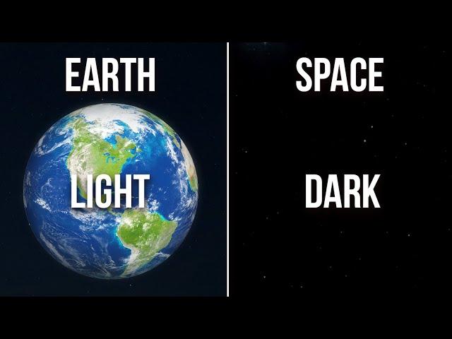 Why Is Space Dark And There Is Light On Earth?