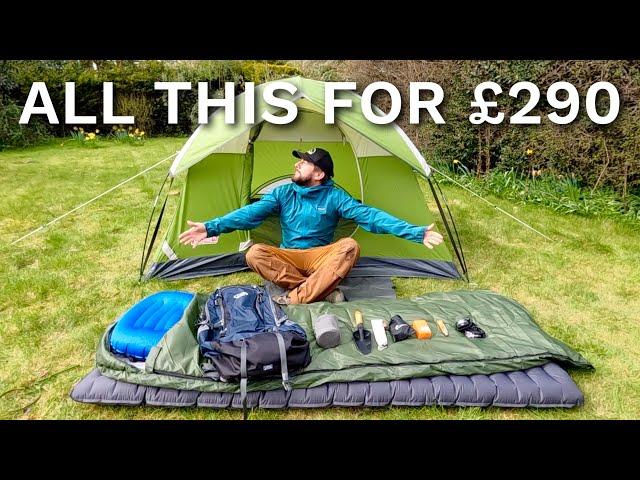 NEW Full Camping Kit for Under £295 | Everything you'll need for your first WILD CAMPING ADVENTURE