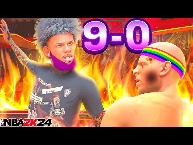 SLAPPING THE WORLD'S WORST POST SCORER 9 TIMES IN A ROW IN THE COMP STAGE ON NBA 2K24!