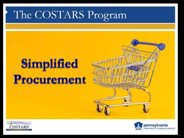 The COSTARS Program: Simplified Procurement