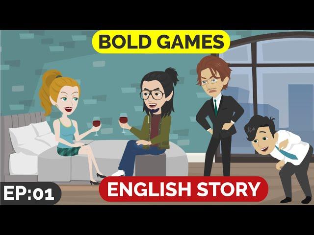 ️Bold Games Part 01 | Animated stories | English Story | English Conversation | Window English