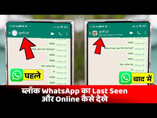 Block WhatsApp Ka Last Seen or Online Kaise Dekhe | Block Number का Last Seen और Online कैसे देखें