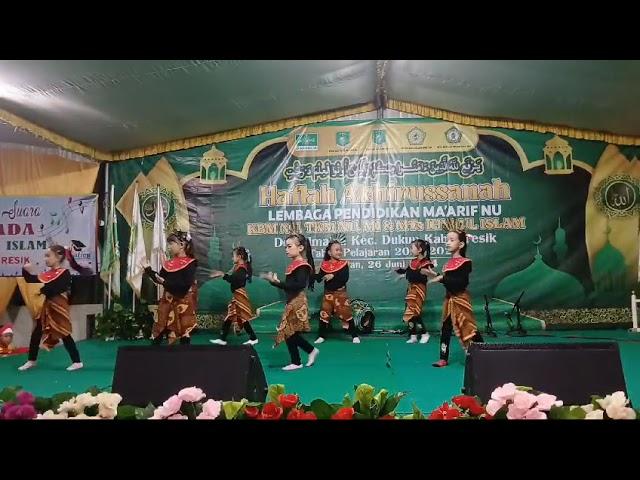 #haflahihis2024 Tari kreasi "Tari ondhel-ondhel" oleh klp B Putri TKM 143 Ihyaul Islam