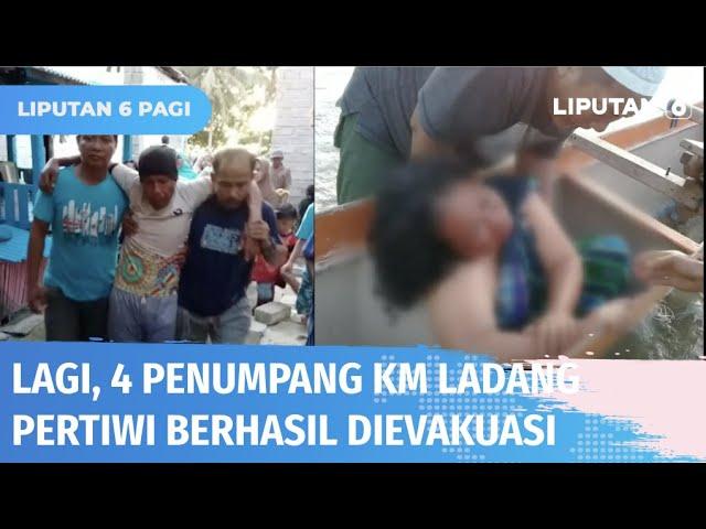 Lagi, 4 Penumpang KM Ladang Pertiwi yang Tenggelam di Selat Makassar, Diselamatkan | Liputan 6