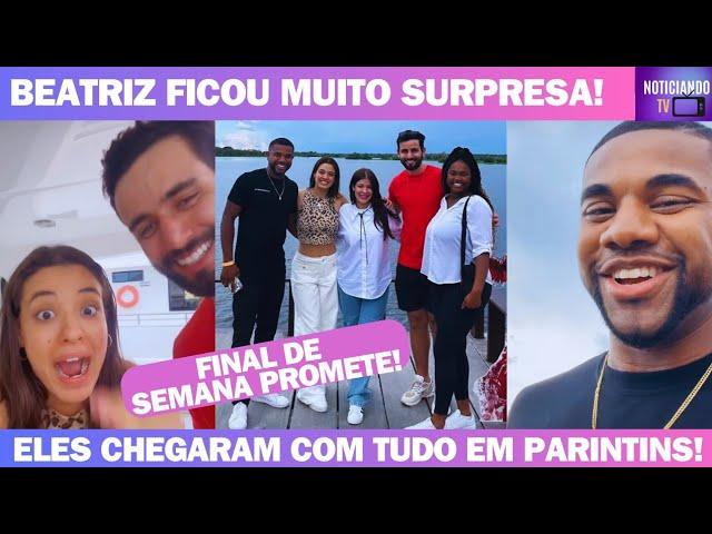 BEATRIZ, DAVI, MATTEUS E JAQUELLINE CHEGAM COM TUDO EM PARINTINS 