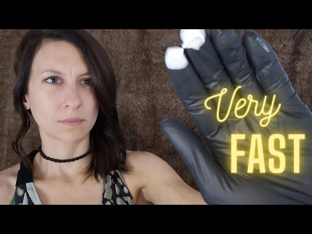 Fast ASMR, The Fastest Makeup Application Ever! No Talking, Latex Gloves