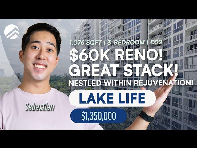 Lake Life - 3-Bedroom in District 22 | Singapore Home Tour | $1,350,000 | Sebastian Lau