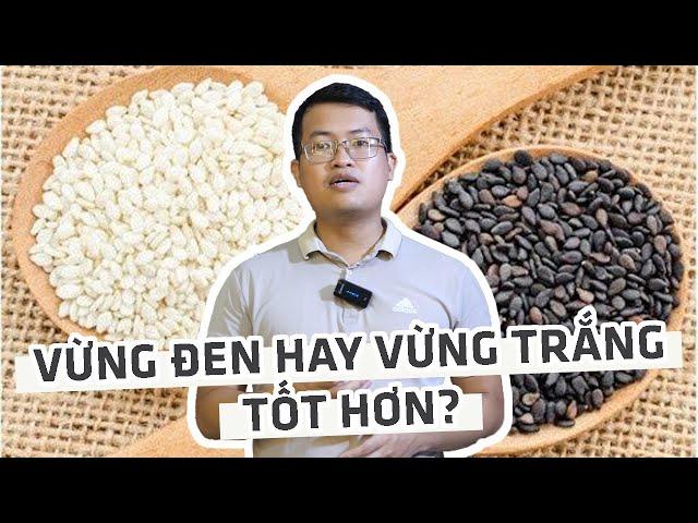 Hạt vừng (mè) đen và hạt vừng (mè) trắng, loại nào tốt cho sức khỏe hơn?