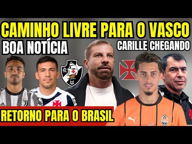 AGORA! CAMINHO LIVRE PARA ZAGUEIRO NO VASCO! BOA NOTÍCIA! DUPLA RECUPERADA! DANILO LIBERADO! E+