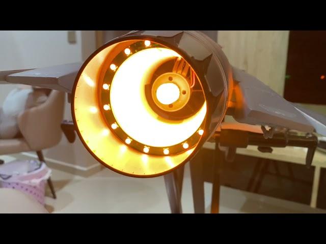 Cyclone CenterBurner for FMS F-16 80mm