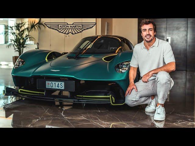 Fernando Alonso Received His Aston Martin Valkyrie Hypercar