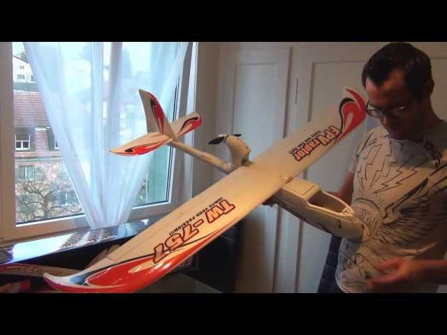 RC FPV Raptor Wingsp.160cm-Aufbau by hebu-shop.ch and Flyfreak