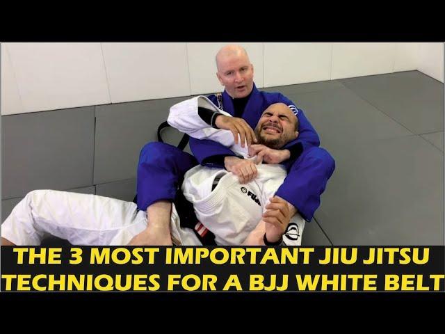 The 3 Most Important Jiu Jitsu Techniques For A BJJ White Belt by John Danaher