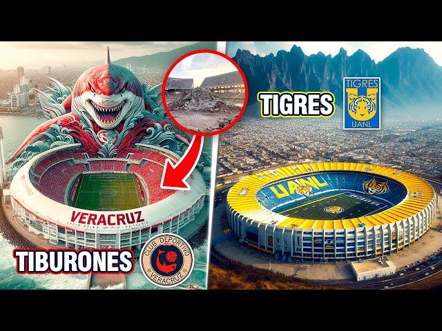 ¡ASÍ SERÍAN los 6 NUEVOS ESTADIOS QUE LLEGARÍAN A LA LIGA MX! ¡El #2 SERÁ EL MEJOR del CONTINENTE!️