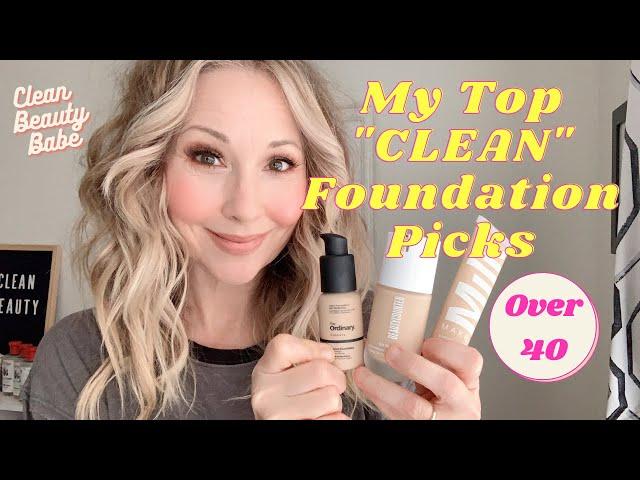 My Top "Clean" Foundation Picks for Women Over 40