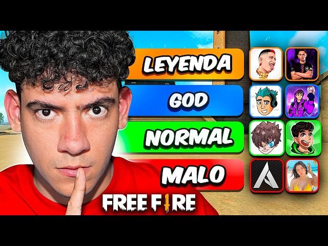 ESTOS SON LOS YOUTUBERS DE FREE FIRE QUE ME CAEN MAL !! - TheDonato