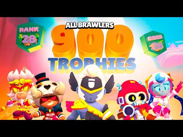 ALL BRAWLERS 900  ?! 70 000 Trophées