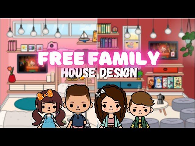 FAMILY HOUSE DESIGN FREE | TOCA LIFE WORLD | Toca Boca