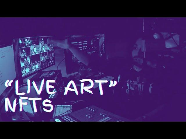 What are “Live Art” NFTs??