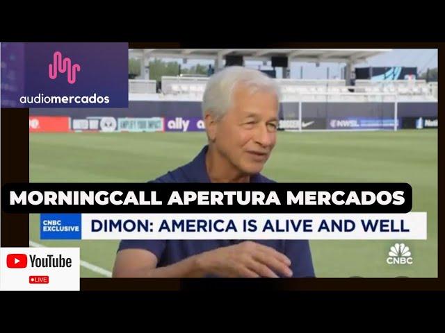 #Morningcall 08/08 #Directo!  " Dimon CEO de JPMorgan espera un recorte de tipos pronto de la #FED"