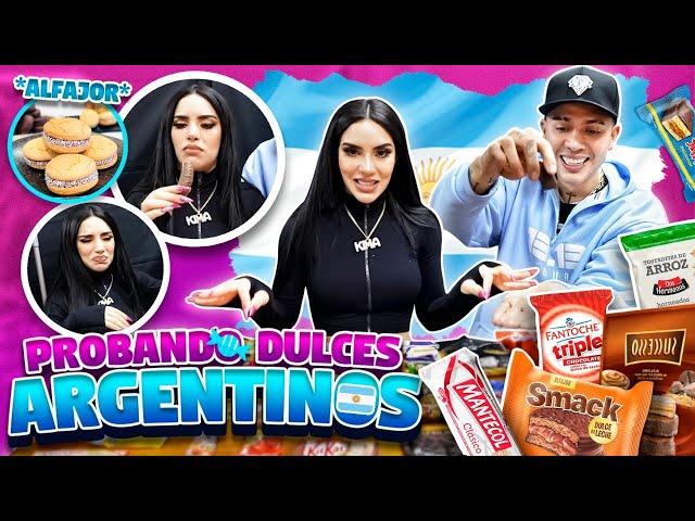 PROBANDO DULCES RAROS DE ARGENTINA  Kimberly Loaiza