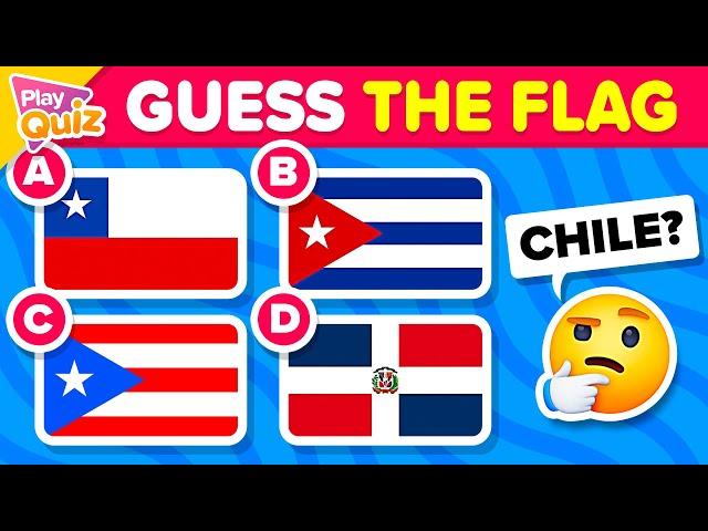 Guess the Flag  (Multiple Choice Quiz) - PlayQuiz Challenge