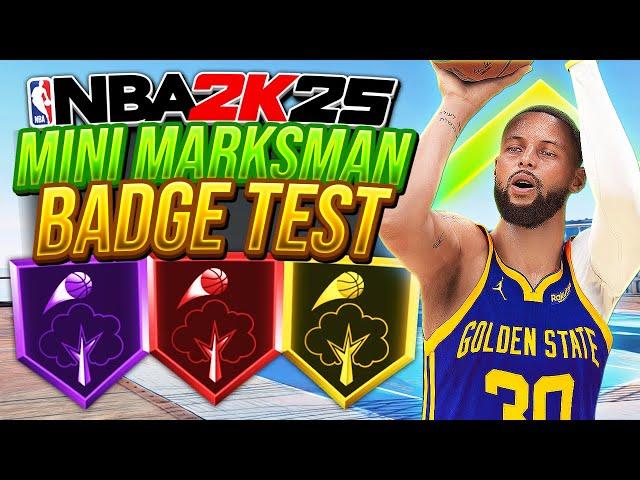 How to Shoot on NBA 2K25 Mini Marksman Shooting Badge