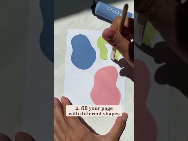 Try this! Creative Warmup Idea  | Crockd Acrylic Paint Set + Paint Pens