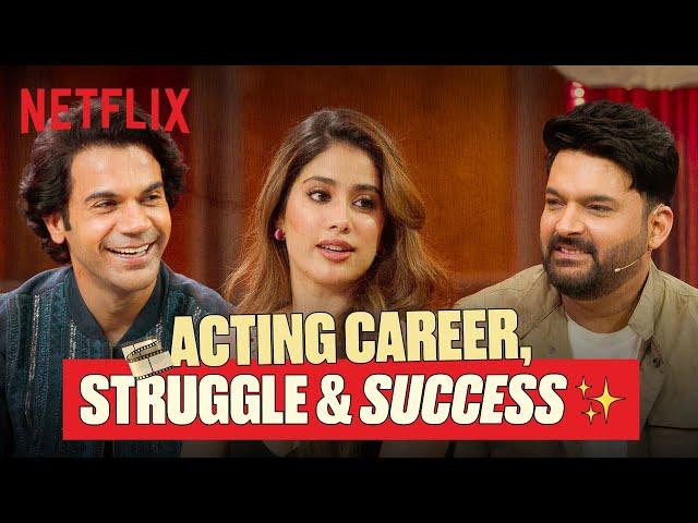 Janhvi Kapoor & Rajkummar Rao On THEIR ACTING JOURNEYS!  #TheGreatIndianKapilShow