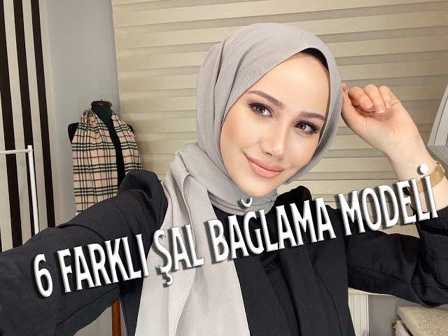 6 FARKLI ŞAL BAĞLAMA VE EŞARP BAĞLAMA MODELİ GÖSTERDİM - FEYZA HAKYEMEZ