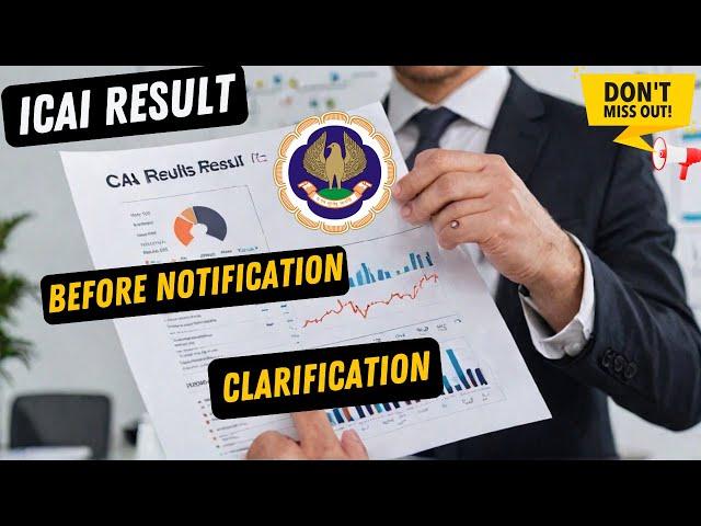 |ICAI CA Result May/June 2024: New Instructions & Clarifications!|